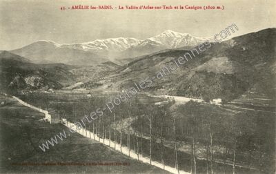 Carte postale ancienne Amelie les Bains — Amélie-les-Bains-Palalda (Pyrénées-Orientales)