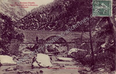 Carte postale ancienne Riubanys — Amélie-les-Bains-Palalda (Pyrénées-Orientales)