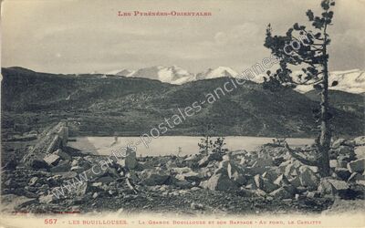 Carte postale ancienne Les Bouillouses — Angoustrine-Villeneuve-des-Escaldes (Pyrénées-Orientales)