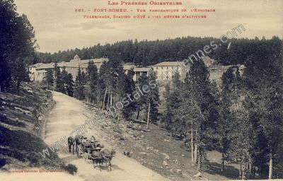 Carte postale ancienne Font Romeu — Font-Romeu-Odeillo-Via (Pyrénées-Orientales)