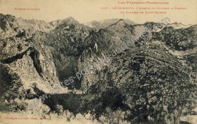 Carte postale ancienne Le Canigou — Vinça (Pyrénées-Orientales)