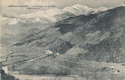 Carte postale ancienne Amelie les Bains — Amélie-les-Bains-Palalda (Pyrénées-Orientales)