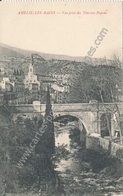 Carte postale ancienne Amelie les Bains — Amélie-les-Bains-Palalda (Pyrénées-Orientales)