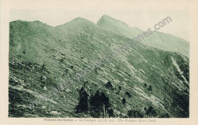 Carte postale ancienne Le Canigou — Vernet-les-Bains (Pyrénées-Orientales)