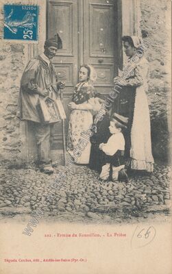 Carte postale ancienne Ermite du Roussillon — Non Localisée (Pyrénées-Orientales)