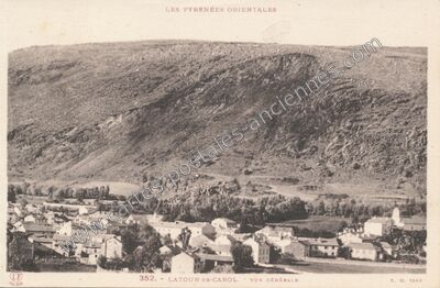 Carte postale ancienne Vue Générale — Latour-de-Carol (Pyrénées-Orientales)
