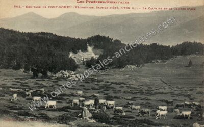 Carte postale ancienne Ermitage — Font-Romeu-Odeillo-Via (Pyrénées-Orientales)