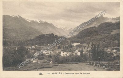 Carte postale ancienne Argeles — Non Localisée (Hautes-Pyrénées)