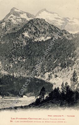 Carte postale ancienne Lac d'Orredon — Non Localisée (Hautes-Pyrénées)