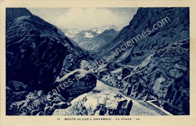 Carte postale ancienne Le Chaos — Non Localisée (Hautes-Pyrénées)