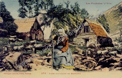 Carte postale ancienne Les Pyrenees — Non Localisée (Hautes-Pyrénées)