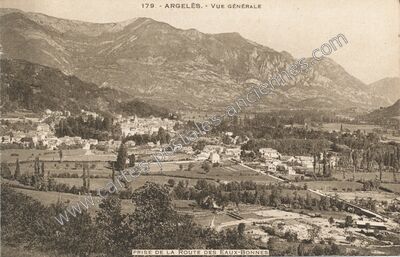 Carte postale ancienne Argeles — Argelès-Gazost (Hautes-Pyrénées)
