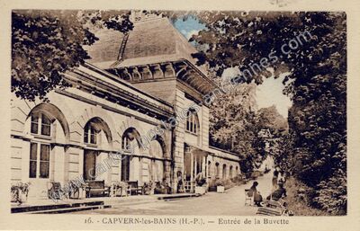 Carte postale ancienne Capvern les Bains — Capvern (Hautes-Pyrénées)