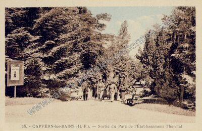 Carte postale ancienne Capvern les Bains — Capvern (Hautes-Pyrénées)