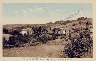 Carte postale ancienne Capvern les Bains — Capvern (Hautes-Pyrénées)