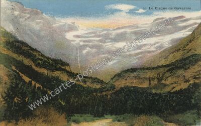 Carte postale ancienne Cirque de Gavarnie — Gavarnie (Hautes-Pyrénées)
