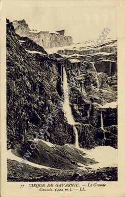 Carte postale ancienne Cirque de Gavarnie — Gavarnie (Hautes-Pyrénées)