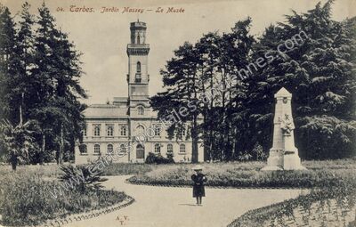 Carte postale ancienne Jardin Massey — Le Musée — Tarbes (Hautes-Pyrénées)