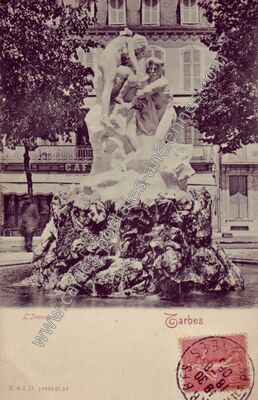 Carte postale ancienne L'Inondation — Tarbes (Hautes-Pyrénées)