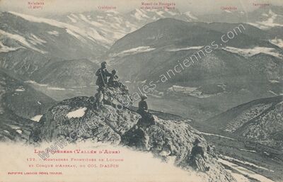 Carte postale ancienne Col d'Aspin — Aspin-Aure (Hautes-Pyrénées)