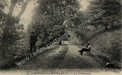 Carte postale ancienne Capvern les Bains — Capvern (Hautes-Pyrénées)