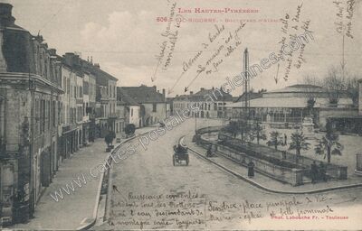 Carte postale ancienne Boulevard d'Alsace — Vic-en-Bigorre (Hautes-Pyrénées)