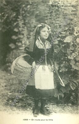 Carte postale ancienne Type des Pyrenees — Non Localisée (Pyrénées-Atlantiques)