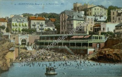 Carte postale ancienne Le Port-Vieux — Biarritz (Pyrénées-Atlantiques)