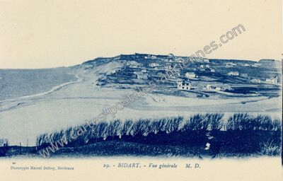 Carte postale ancienne Vue générale — Bidart (Pyrénées-Atlantiques)