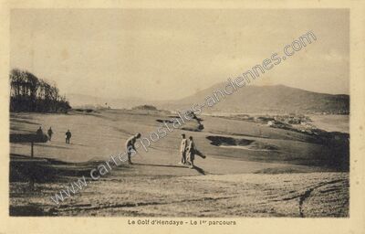 Carte postale ancienne Golf d'Hendaye — Hendaye (Pyrénées-Atlantiques)