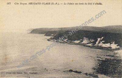 Carte postale ancienne Hendaye Plage — Hendaye (Pyrénées-Atlantiques)