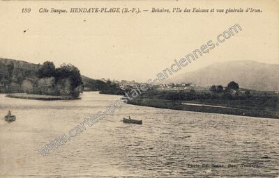Carte postale ancienne Hendaye Plage — Hendaye (Pyrénées-Atlantiques)
