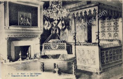 Carte postale ancienne Chateau de Pau — Pau (Pyrénées-Atlantiques)
