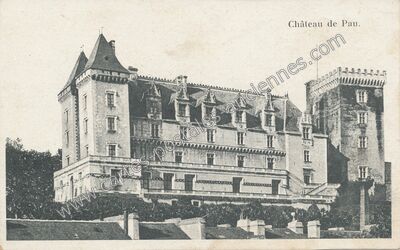 Carte postale ancienne Chateau de Pau — Pau (Pyrénées-Atlantiques)