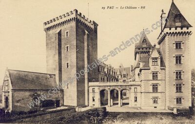 Carte postale ancienne Le Château — Pau (Pyrénées-Atlantiques)