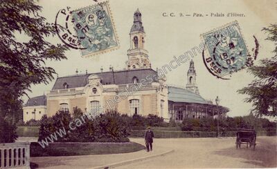 Carte postale ancienne Palais d'Hiver — Pau (Pyrénées-Atlantiques)