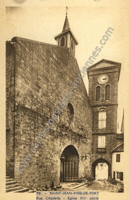 Carte postale ancienne St Jean Pied de Port — Saint Jean Pied de (Pyrénées-Atlantiques)