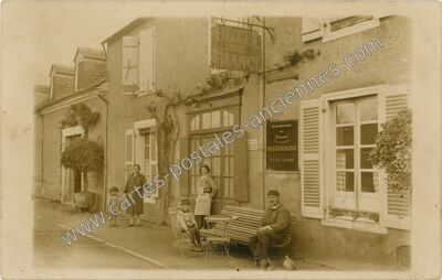 Carte postale ancienne Hôtel France — Soumoulou (Pyrénées-Atlantiques)