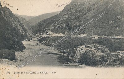 Carte postale ancienne Behobie — Urrugne (Pyrénées-Atlantiques)