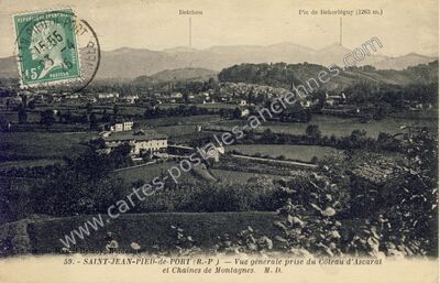 Carte postale ancienne St jean Pied de Port — Saint Jean Pied de (Pyrénées-Atlantiques)