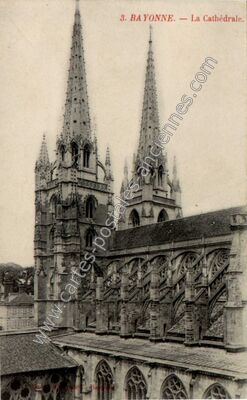 Carte postale ancienne La Cathédrale — Bayonne (Pyrénées-Atlantiques)
