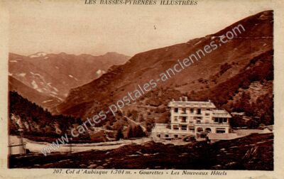 Carte postale ancienne Col d'Aubisque — Béost (Pyrénées-Atlantiques)