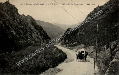 Carte postale ancienne Vallee de la Bidassoa — Biriatou (Pyrénées-Atlantiques)