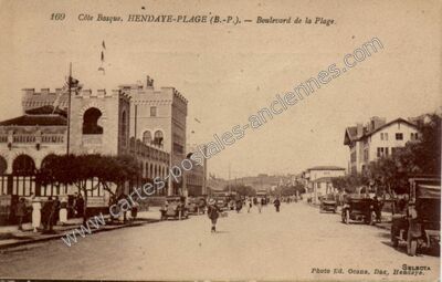 Carte postale ancienne Hendaye Plage — Hendaye (Pyrénées-Atlantiques)