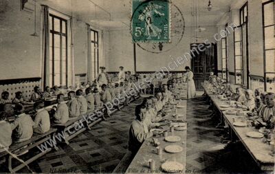 Carte postale ancienne Sanatorium de la Ville de Paris, Préfecture des Gares — Hendaye (Pyrénées-Atlantiques)