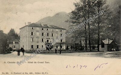 Carte postale ancienne St Christau — Lurbe-Saint-Christau (Pyrénées-Atlantiques)