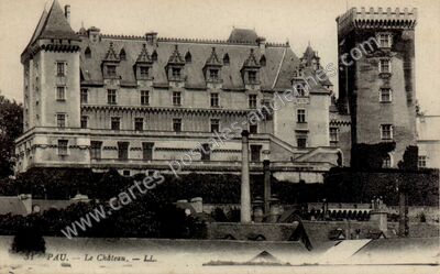 Carte postale ancienne Le Château — Pau (Pyrénées-Atlantiques)