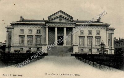 Carte postale ancienne Le Palais de Justice — Pau (Pyrénées-Atlantiques)