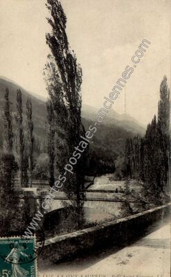 Carte postale ancienne Pont Saint Sauveur — Saint-Jean-de-Luz (Pyrénées-Atlantiques)