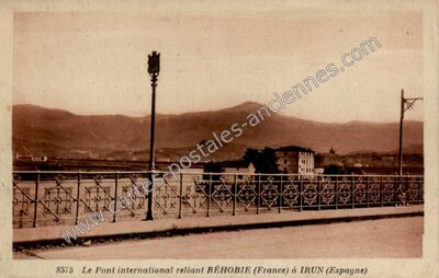 Carte postale ancienne Behobie — Urrugne (Pyrénées-Atlantiques)